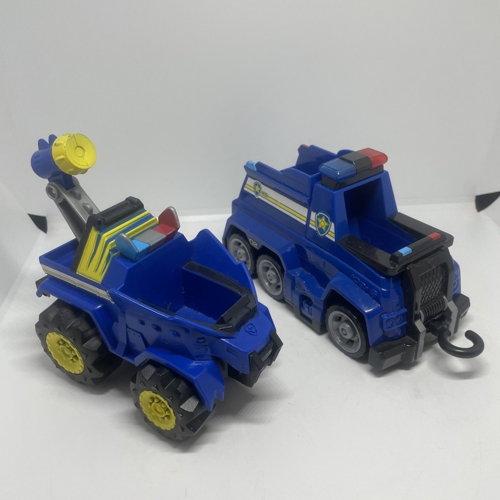 Chase's Deluxe Rev Up Dino‎ Rescue Friction Wheels, Police Cruiser Paw Patrol